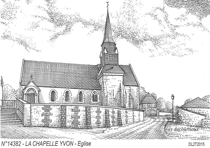 N 14382 - LA CHAPELLE YVON - église